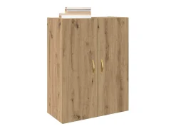 Mueble de pared de roble hecho a mano 69,5 x 34 x 90 cm