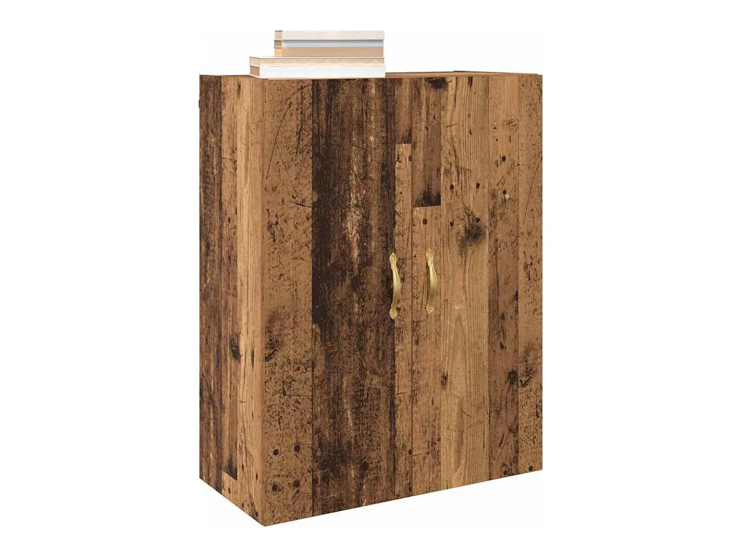 Mueble de pared Madera antigua 69,5 x 34 x 90 cm Madera de ingeniería