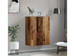 Mueble de pared marrón 69,5 x 34 x 90 cm Madera de ingeniería