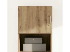 Mueble de pared Montaje a pared con puerta roble artesanal 50 x 42,5 x 40 cm