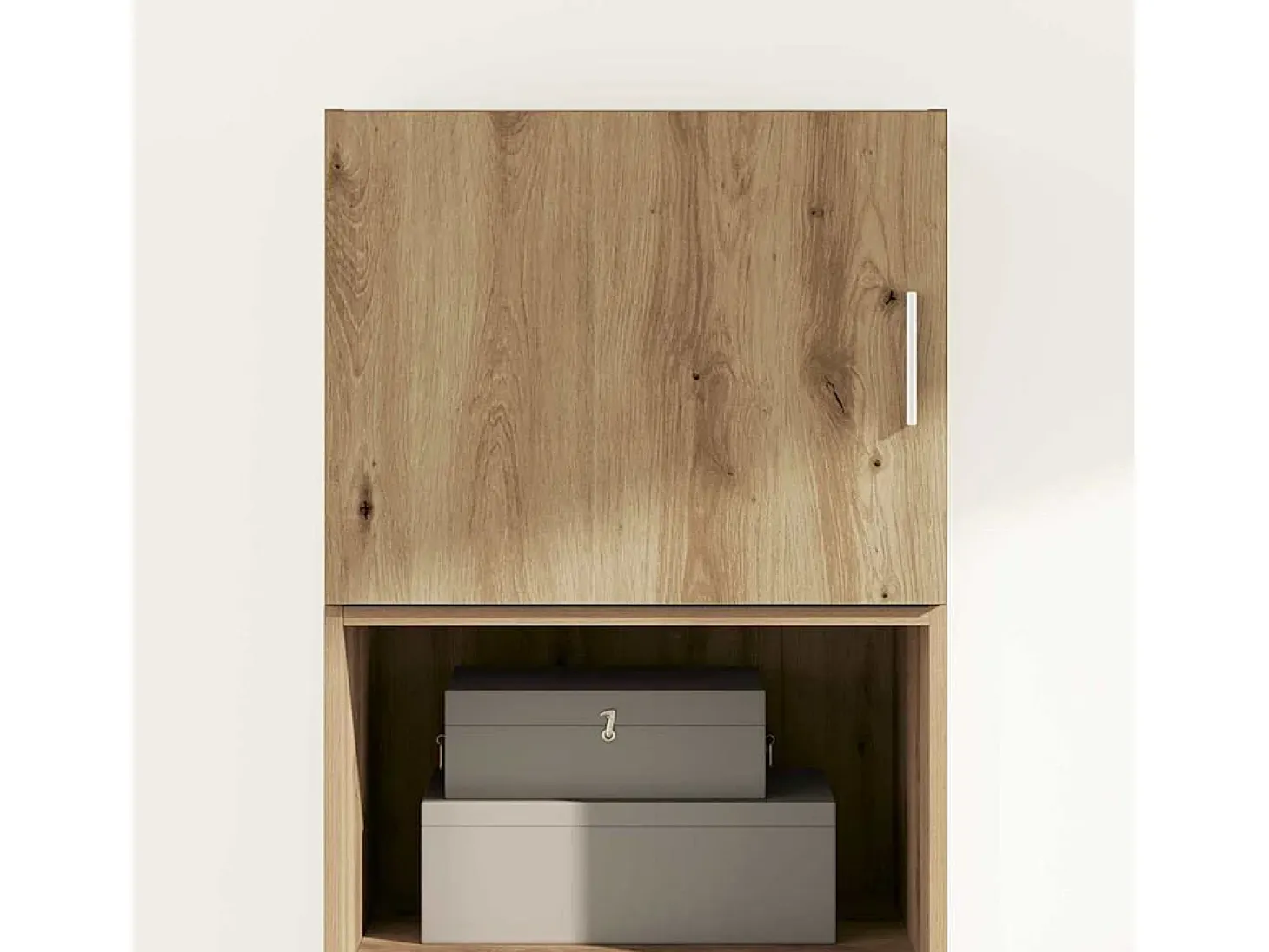 Mueble de pared Montaje a pared con puerta roble artesanal 50 x 42,5 x 40 cm