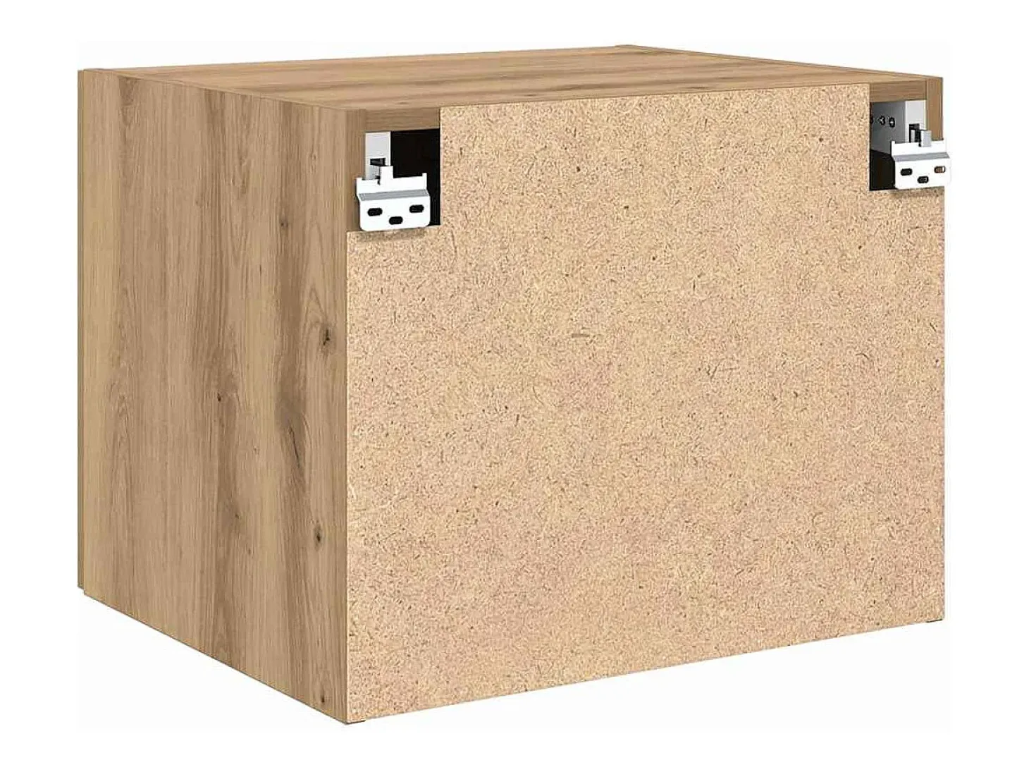 Mueble de pared Montaje a pared con puerta roble artesanal 50 x 42,5 x 40 cm
