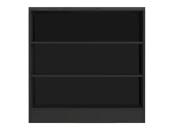 Mueble estantería de cocina Sole con 3 estantes, color antracita mate y report, 90 x 90 x 25 cm