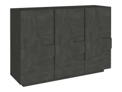 Mueble vestíbulo diseño moderno aparador 3 puertas Ping Ardesia M