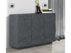 Mueble vestíbulo diseño moderno aparador 3 puertas Ping Ardesia M