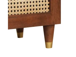 Muebles y estantes de almacenamiento de medios marrones