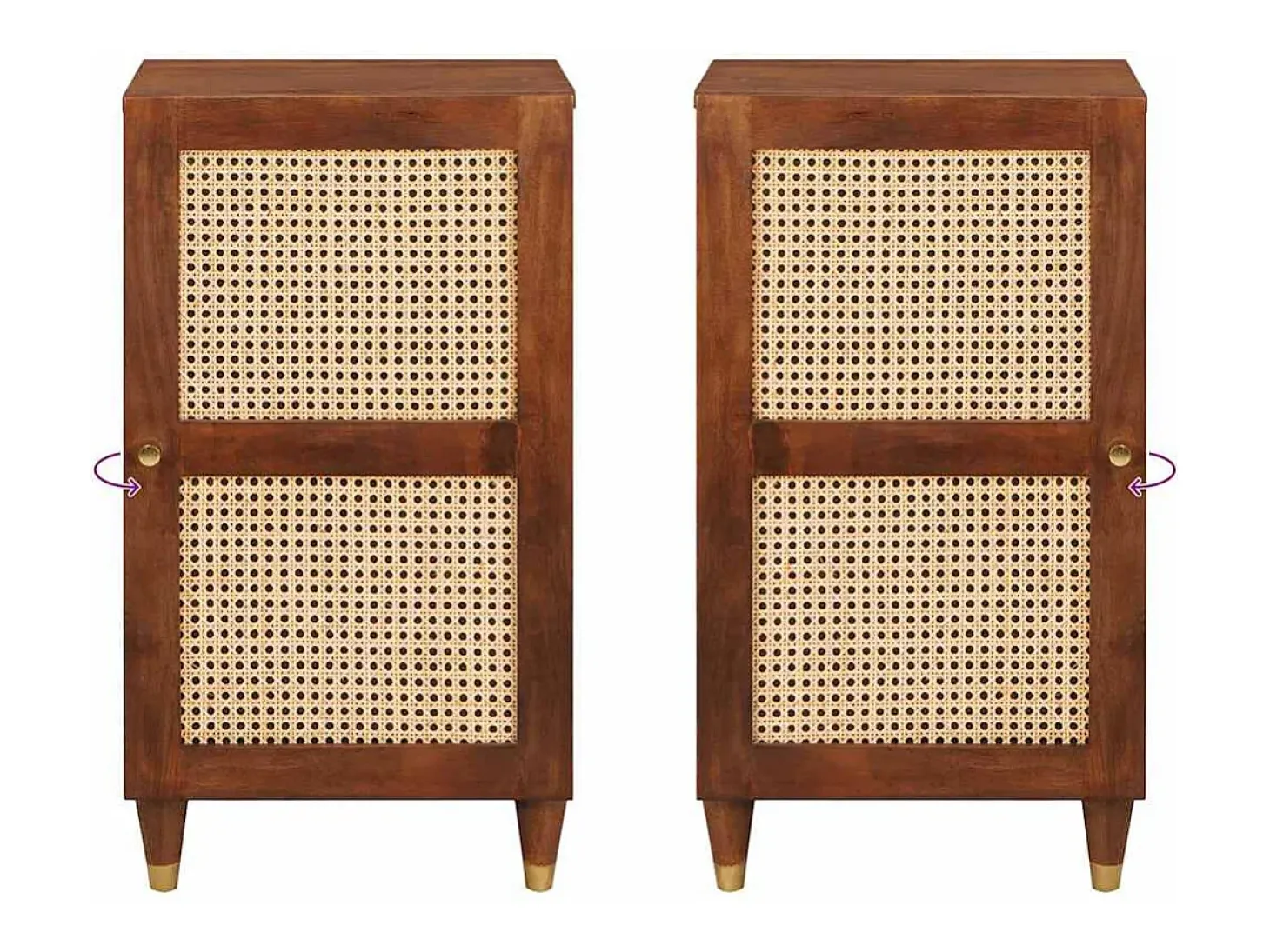 Muebles y estantes de almacenamiento de medios marrones