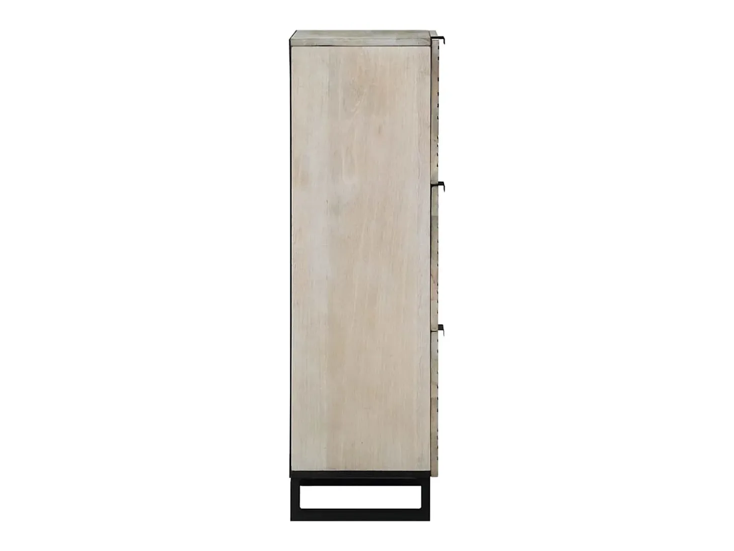 Muebles y estantes para almacenamiento de medios en blanco y negro