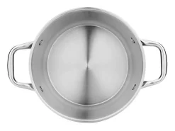 Olla de 32 cm con tapa – Acero inoxidable