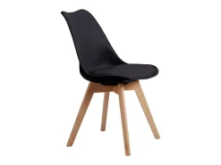 Pack 2 sillas Bistro Comedor Negra 84x54x48 cm