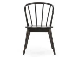 Pack 2 sillas Brisa Color Negro, Madera Maciza