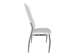 Pack 2 Sillas Comedor Laci Moderno Polipiel Cromadas 101x51x45 cm