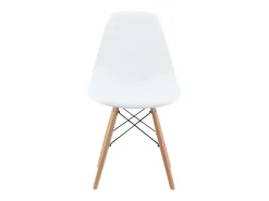 Pack 4 Sillas Comedor nórdicas Vintage Blanco Patas Haya 83x51x47 cm