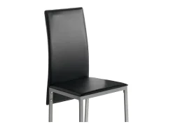 Pack 4 Sillas Comedor Saona Contemporáneo Negro 97x56x43