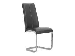 Pack 4 sillas comedor Smile símil piel negro 103x45x51 cm Adec