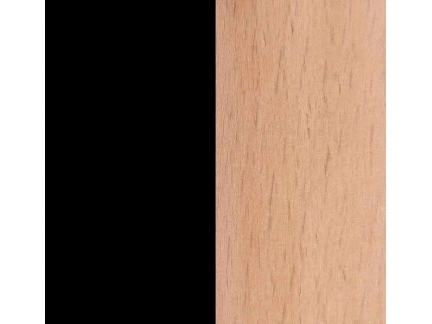 Pack 4 sillas con estructura en madera de haya y base en negro 46 cm Tower Wood Negro