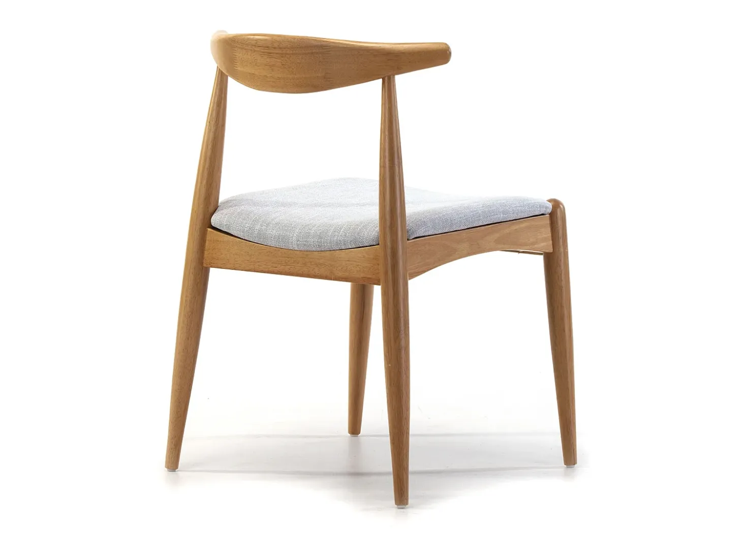Pack 2 sillas Corzo Color Roble, Madera Maciza, 52,5 x 50 x 74,5 cm