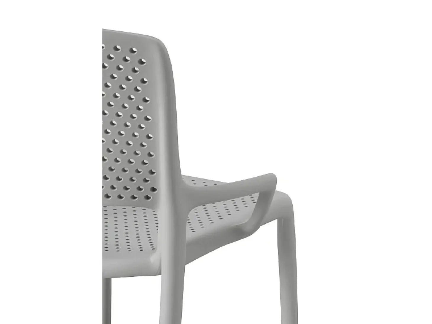 Pack 4 sillas pp color gris