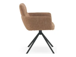 Pack 4 sillones tapizados tweed terracota moteado