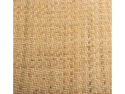 Pack de 2 sillas de comedor Provenza madera sostenible y ratán natural claro Adec