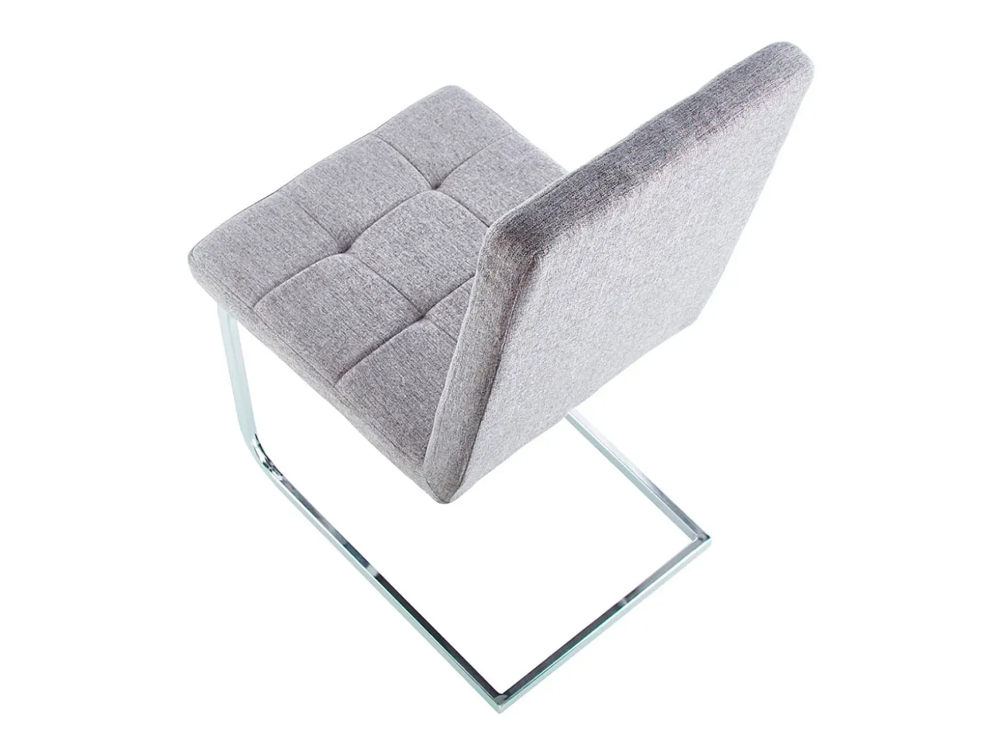 Pack de 4 sillas de comedor Vanity tejido gris Adec
