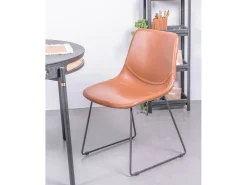 Pack de 2 sillas industriales - City - Naranja