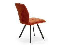 Pack de 4 sillas md-Unai tapizado textil marrón, 89cm(alto) 47cm(ancho) 60cm(largo)