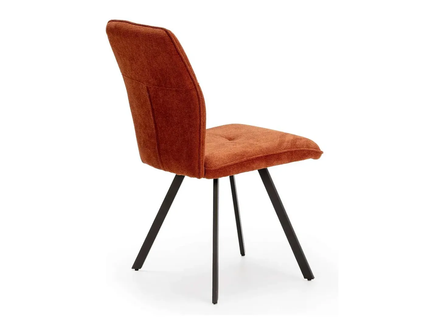 Pack de 4 sillas md-Unai tapizado textil marrón, 89cm(alto) 47cm(ancho) 60cm(largo)