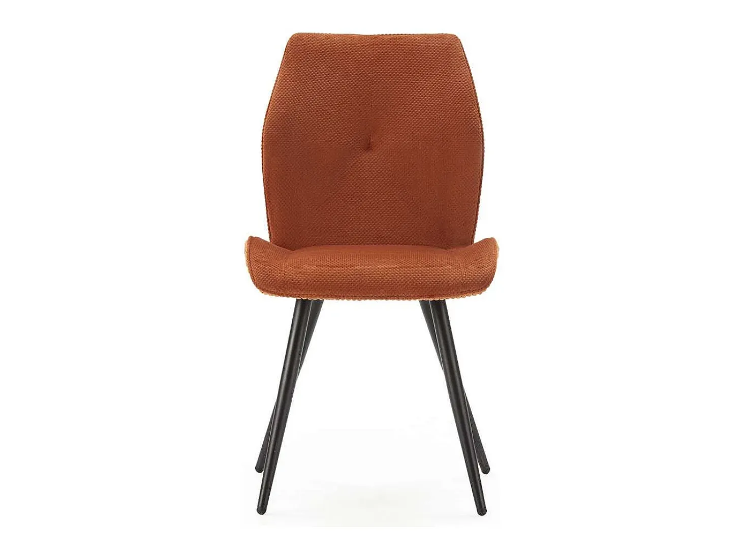 Pack de 2 sillas modelo Adara tapizado textil teja, 91cm(alto) 46cm(ancho) 62cm(largo)