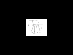 Pack de 2 sillas modelo Keren tapizadas en terciopelo azul indigo, 51.5cm(ancho ) 88.5cm(a
