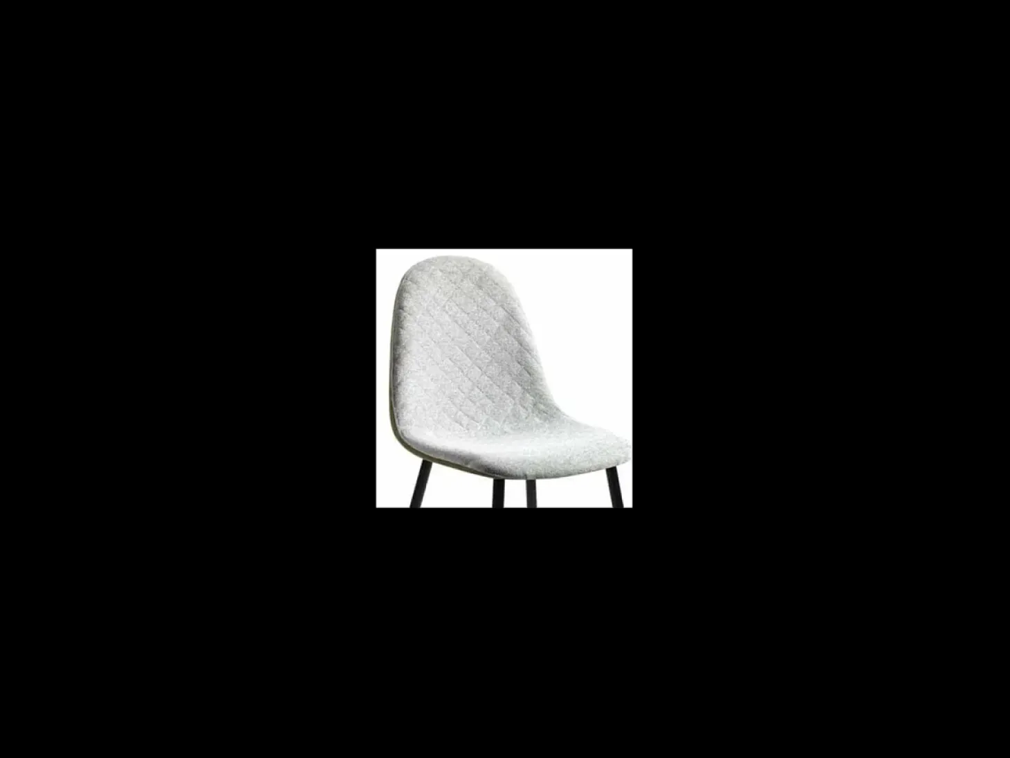 Pack de 4 sillas modelo SORAYA acabado tela verde claro, 45 x 53 x 87cm (largo x ancho x a