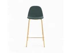 Pack de 4 sillas para isla central blancas y verdes 65 cm - Henrik