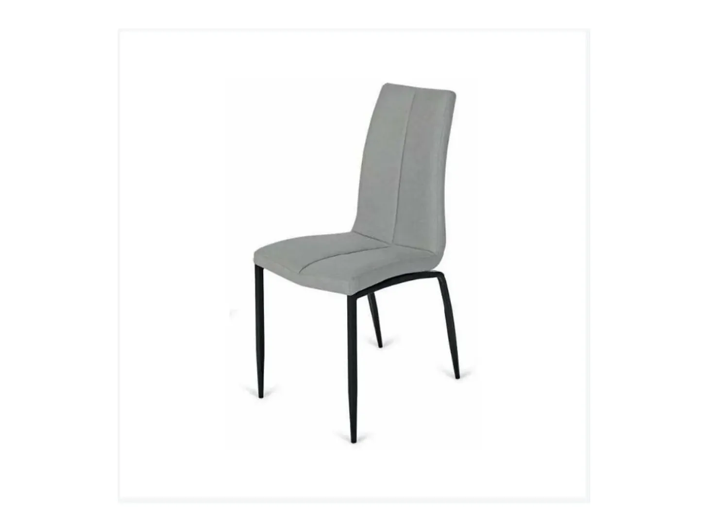 Pack de 4 sillas Ronda tapizadas tipo lido gris claro. 91 cm (alto) 40 cm (ancho) 60 cm (f