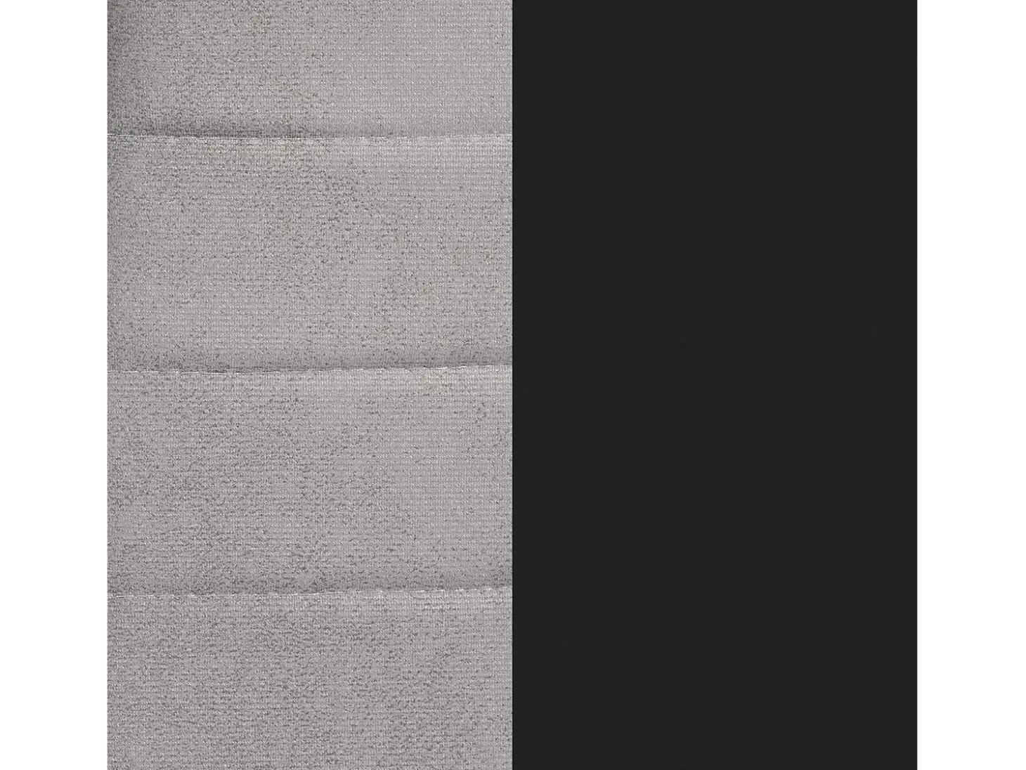 Pack de 6 Sillas Tapizadas para Comedor/Salón – Marengo y Patas Negras en Aluminio, Dimensiones: 40 cm x 42 cm x 96 Cm
