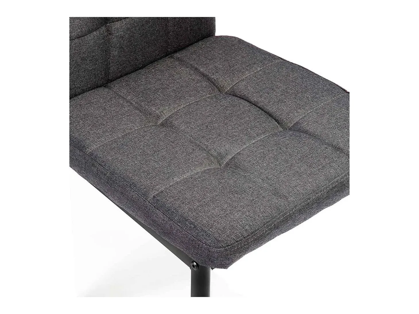 Pack de 6 sillas Zuni tela gris 96x41x48 cm