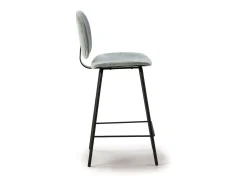 Pack de 2 taburetes modelo MARIO acabado aguamarina, 65/98cm(alto) 50cm(ancho) 44cm (largo