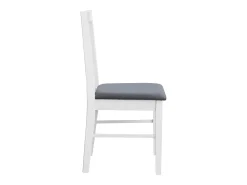 Pack de cocina Classic blanco y gris (4 sillas de cocina de melamina)