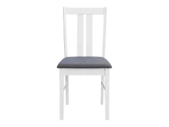 Pack de cocina Classic blanco y gris (4 sillas de cocina de melamina)