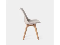 Packs 4 sillas Beige 48 x 82 cm