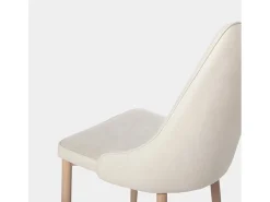 Packs 4 sillas Beige 45 x 95 cm