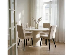 Packs 2 sillas Beige 44 x 92 cm