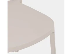 Packs 4 sillas Beige 42 x 80 cm