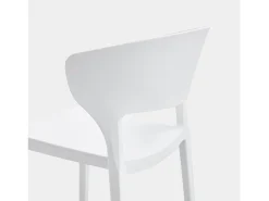 Packs 4 sillas Blanco 48 x 76 cm