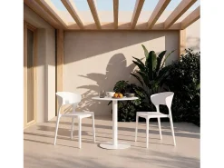 Packs 4 sillas Blanco 48 x 76 cm
