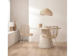 Packs 2 sillas Blanco 47 x 86 cm