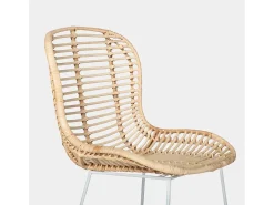 Packs 2 sillas Blanco 47 x 86 cm