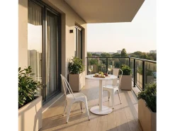 Packs 4 sillas Blanco 46 x 85 cm
