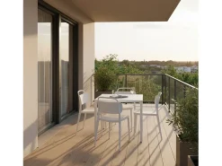 Packs 4 sillas Blanco 47 x 78 cm