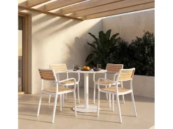 Packs 4 sillas Blanco 54 x 80 cm