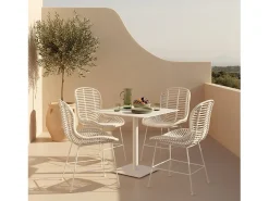 Packs 2 sillas Blanco 47 x 86 cm